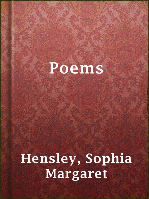 Cover image for Poems